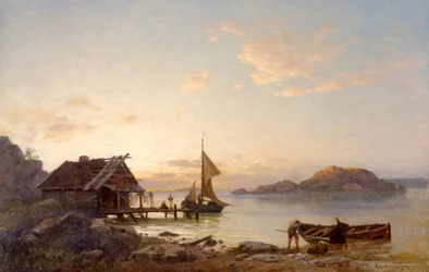 Sera sulla costa